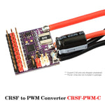 MATEKSYS CRSF TO PWM CONVERTER CRSF-PWM-B CRSF-PWM-6 CRSF-PWM-C for TBS Crossfire Nano RX SE DIY Parts