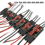 Original Hobbywing Skywalker 12A 20A 30A 40A 50A 60A 80A 100A V2 Speed ESC Controller with UBEC for RC Helicopter Aircraft
