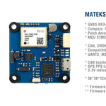 MATEK Mateksys AP_Periph DroneCAN GNSS M9N-G4-3100