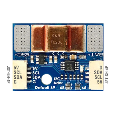 MATEK Mateksys ULTRA-PRECISE I2C POWER MONITOR,I2C-INA-BM