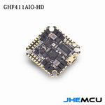 JHEMCU GHF411AIO HD F4 OSD Flight Controller Built-in 40A BLheliS 2-6S 4in1 Brushless ESC for Toothpick RC FPV Racing Drone