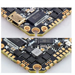JHEMCU GHF411AIO HD F4 OSD Flight Controller Built-in 40A BLheliS 2-6S 4in1 Brushless ESC for Toothpick RC FPV Racing Drone